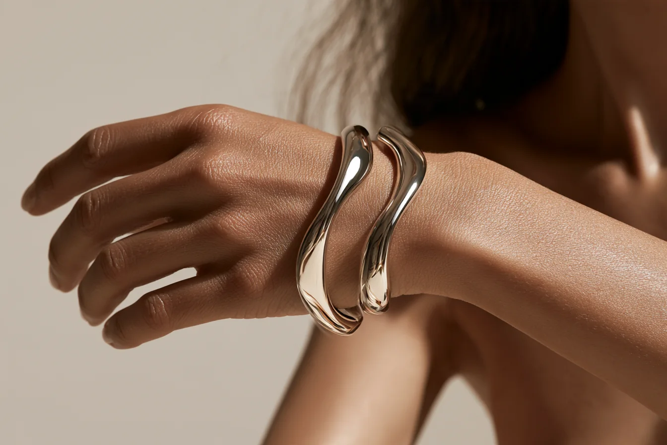Marea: brazalete de titanio
