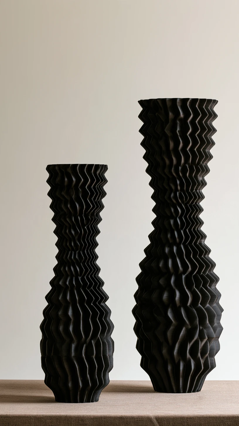 Florero Zigzag (imagen generada con IA)